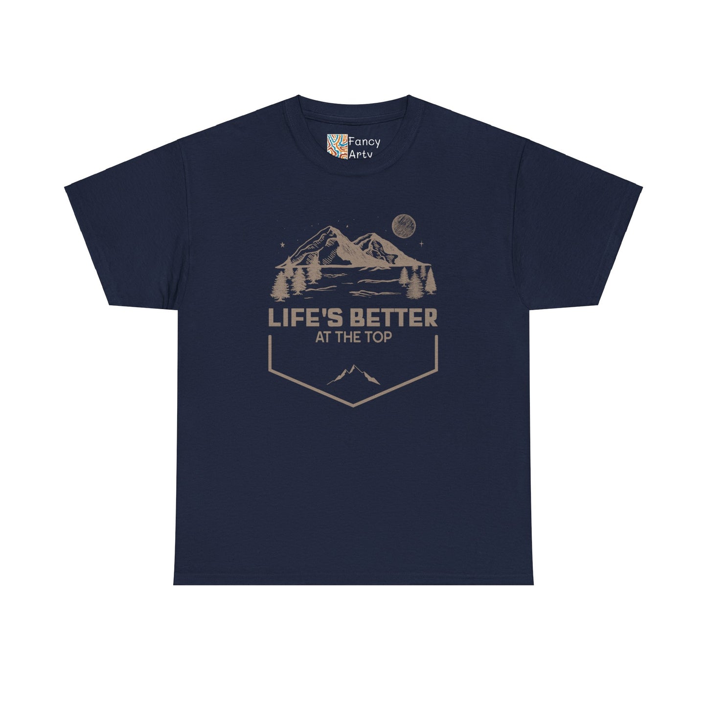 Mountain Travel Life's Better at the Top Unisex Tee