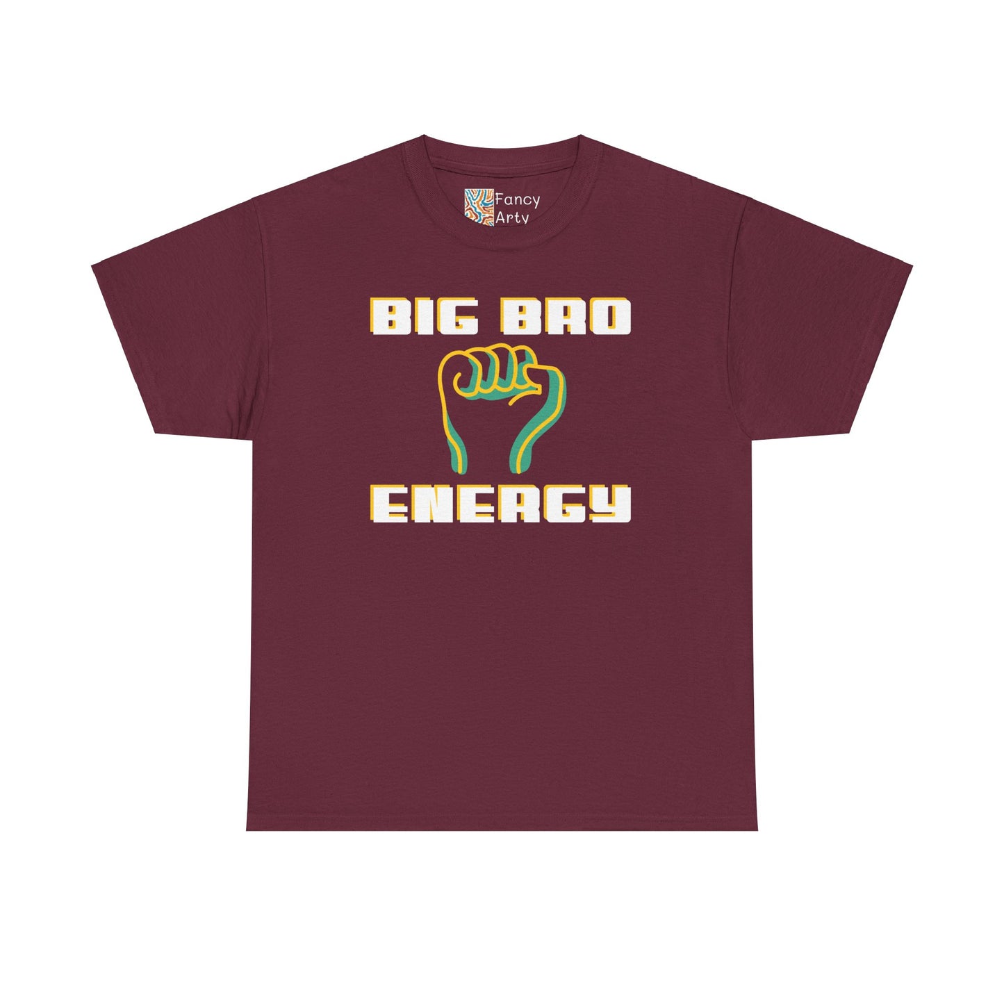 Big Bro Energy T-Shirt - Heavy Cotton Tee Gift for Brothers