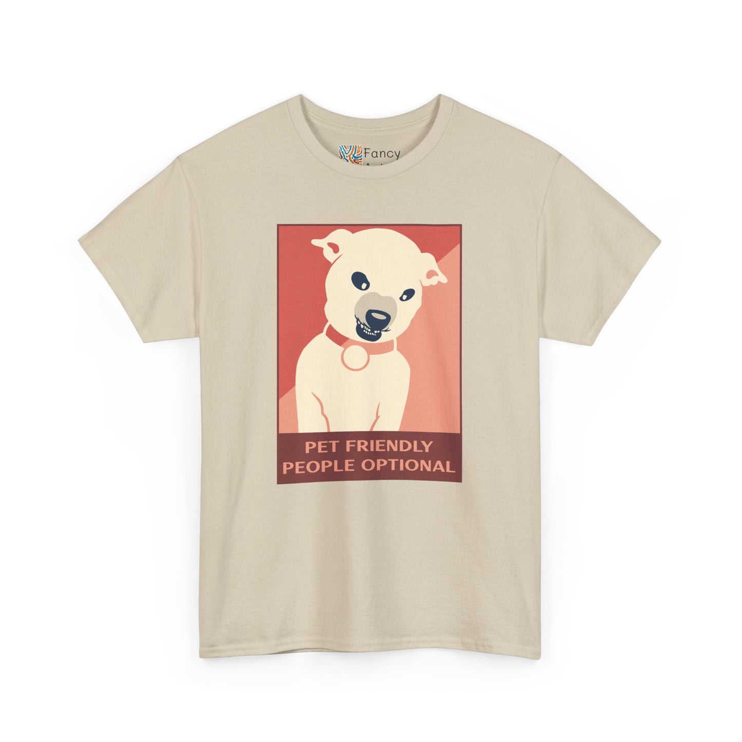 Pet Friendly People Optional Unisex Tee