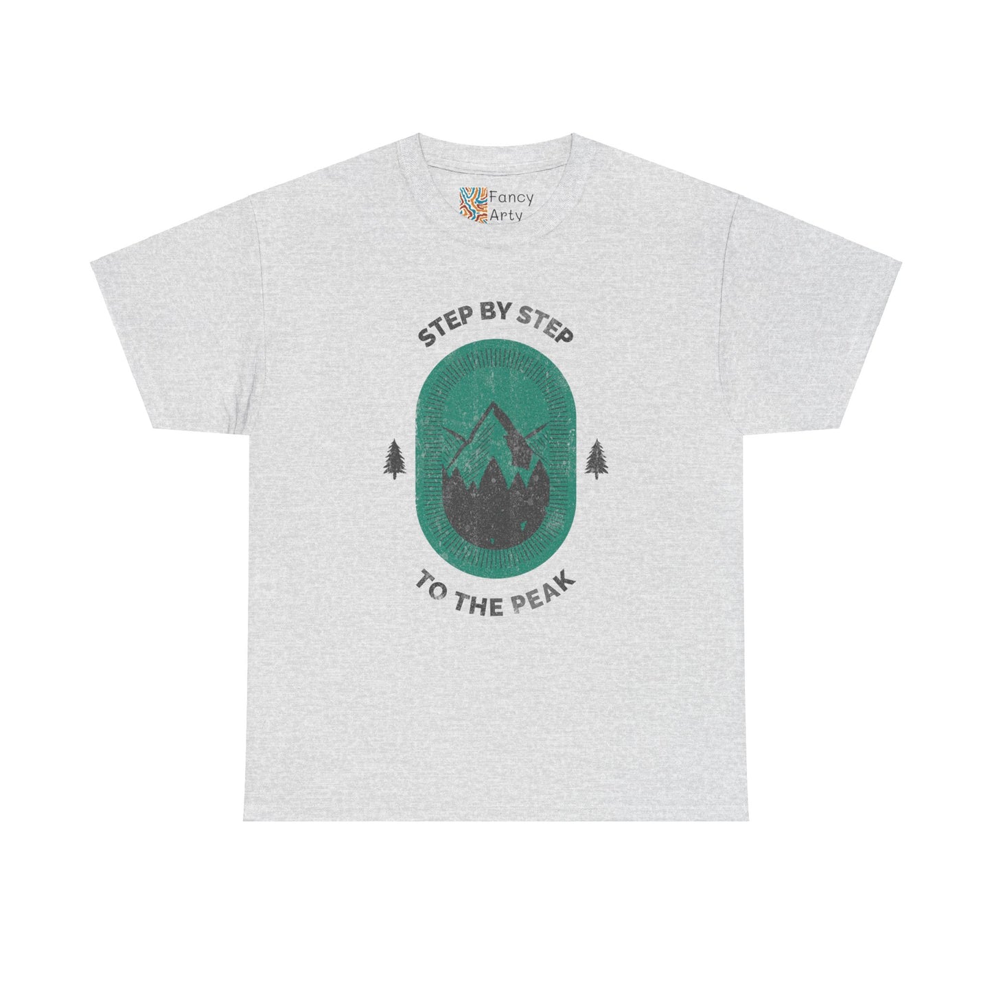 Step by Step to the Peak Mountain Travel Tee