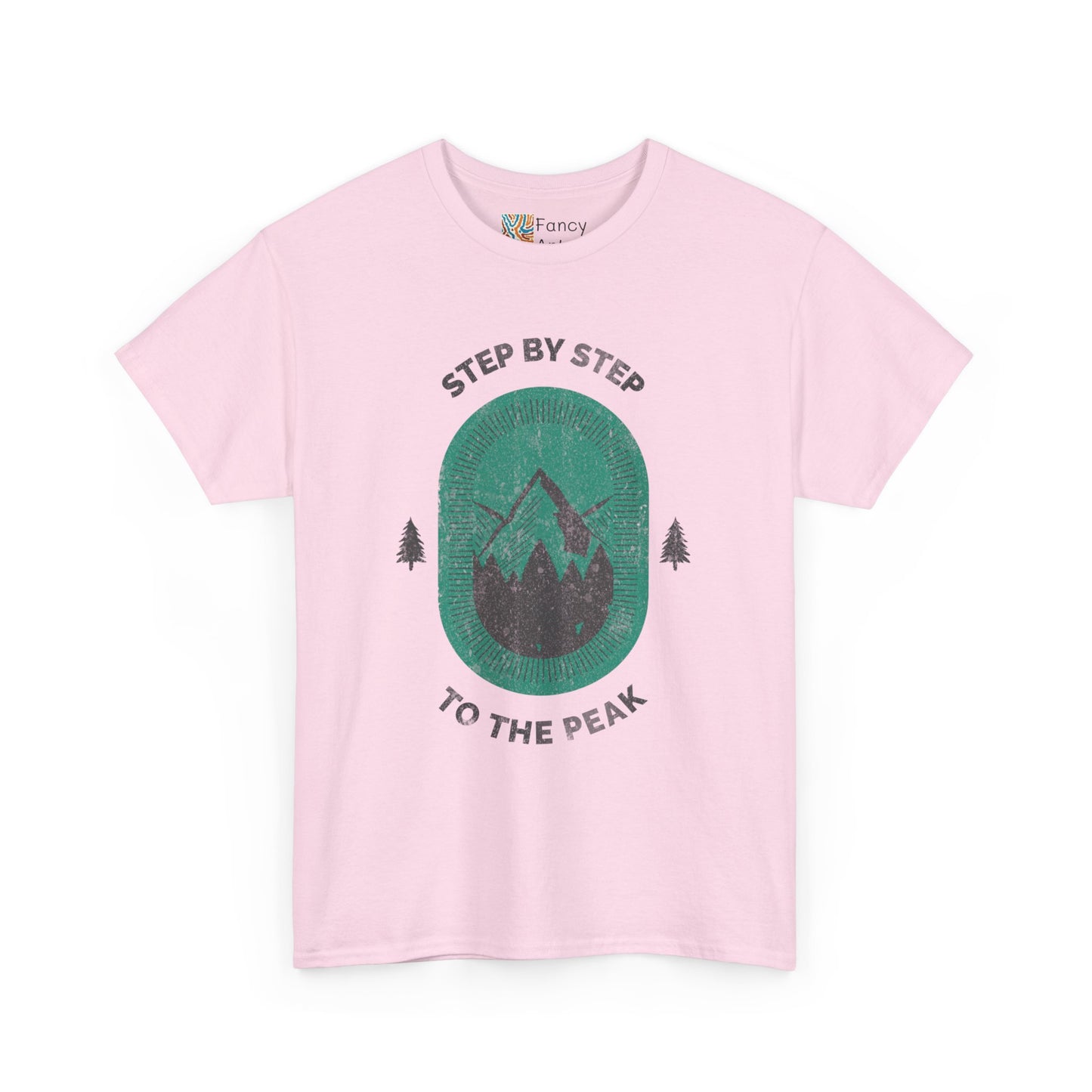 Step by Step to the Peak Mountain Travel Tee