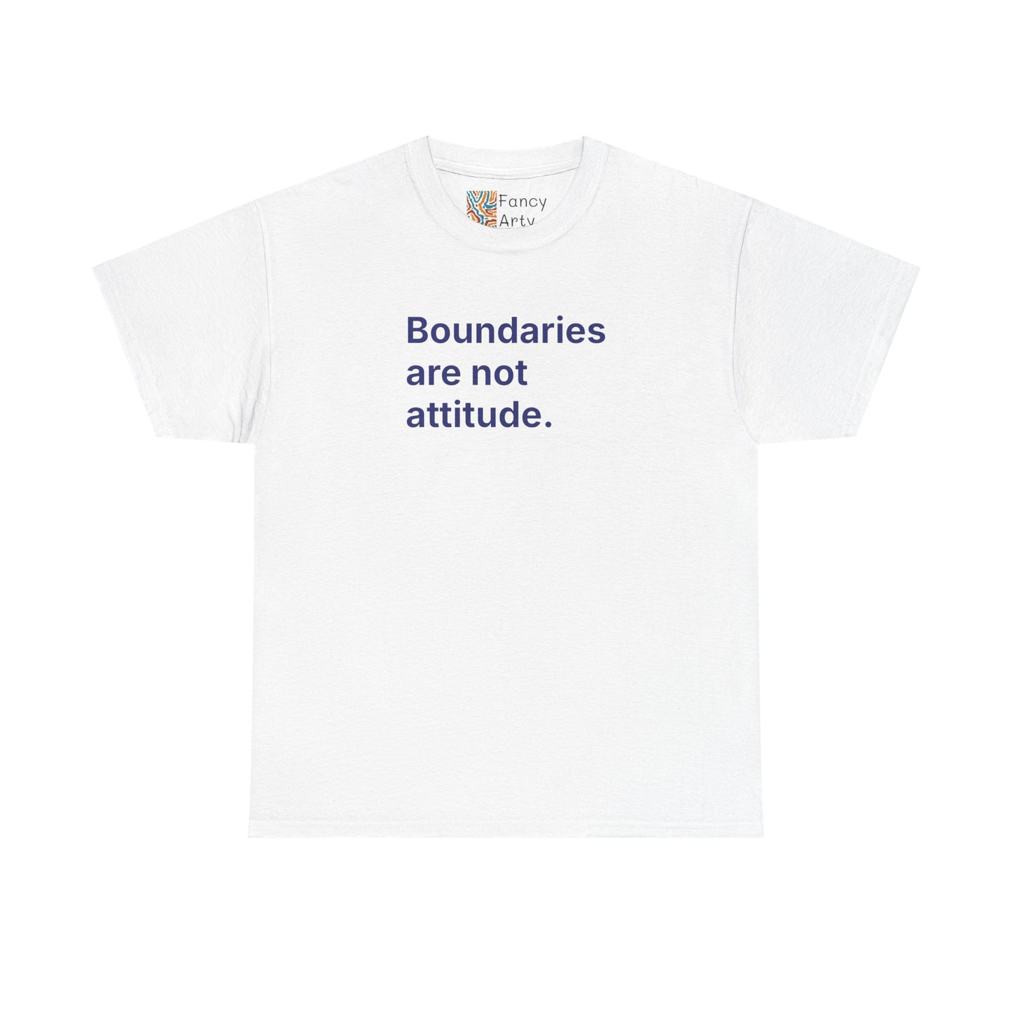 Boundaries Are Not Attitude Unisex Tee - Self Care Reminder