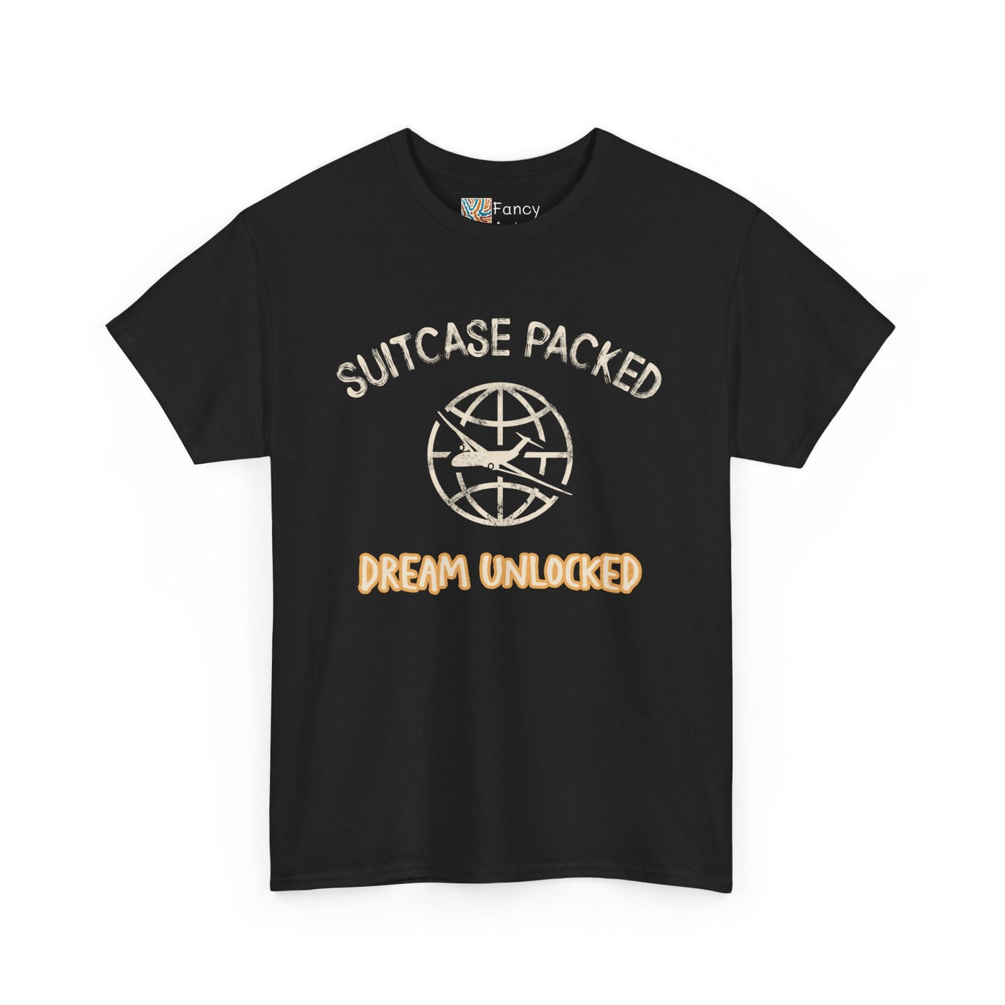 Suitcase Packed Dreams Unlocked World Travel Tee