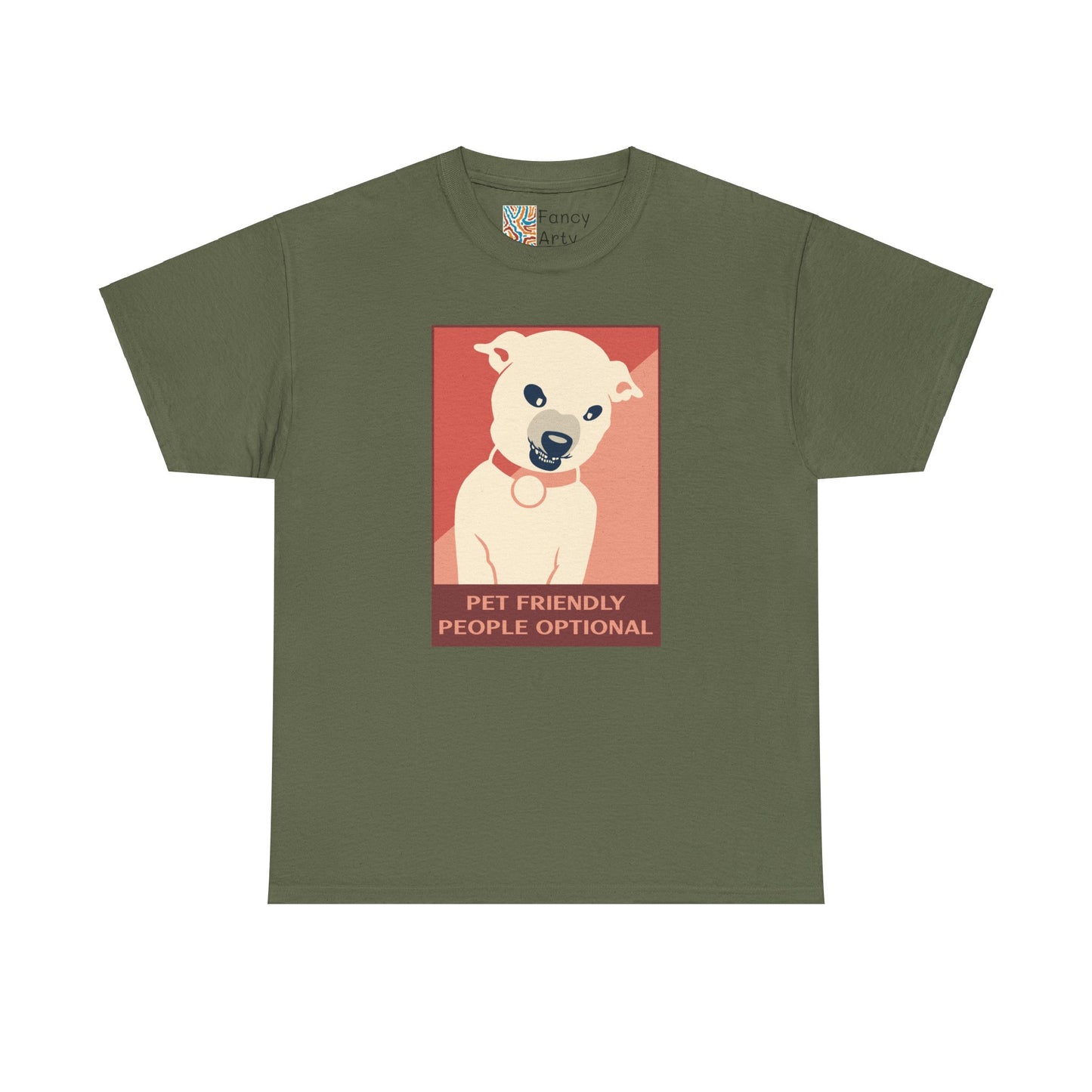 Pet Friendly People Optional Unisex Tee