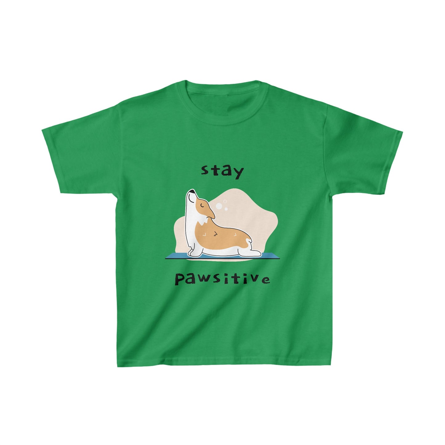 Stay Pawsitive Kids Tee
