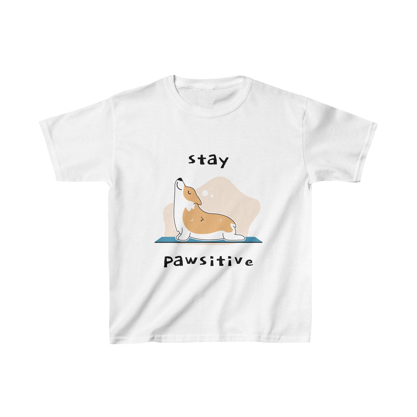 Stay Pawsitive Kids Tee