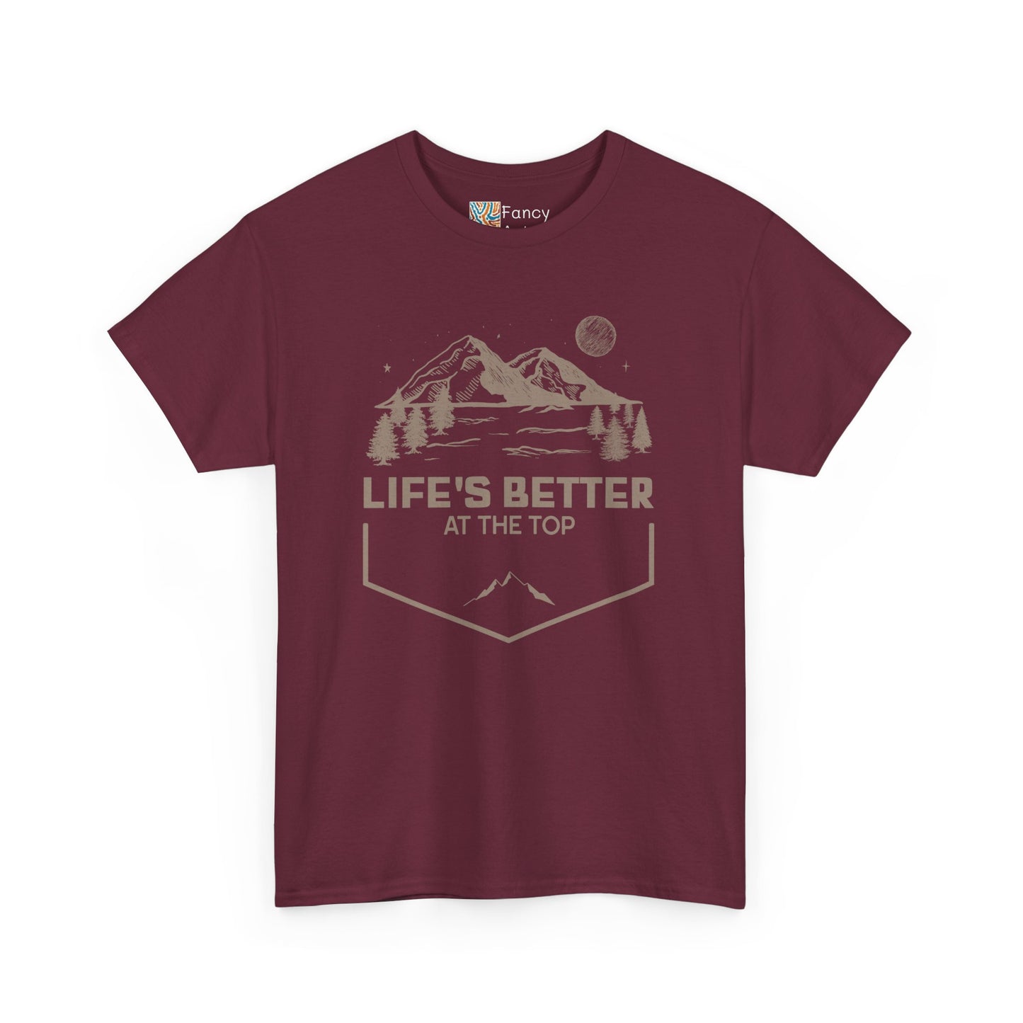 Mountain Travel Life's Better at the Top Unisex Tee