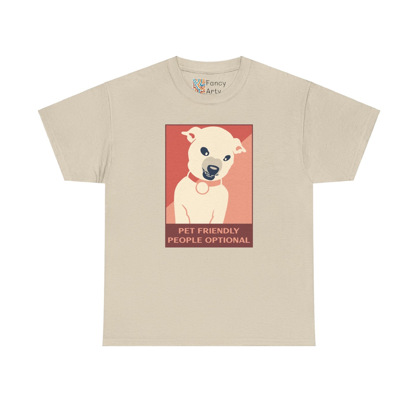 Pet Friendly People Optional Unisex Tee