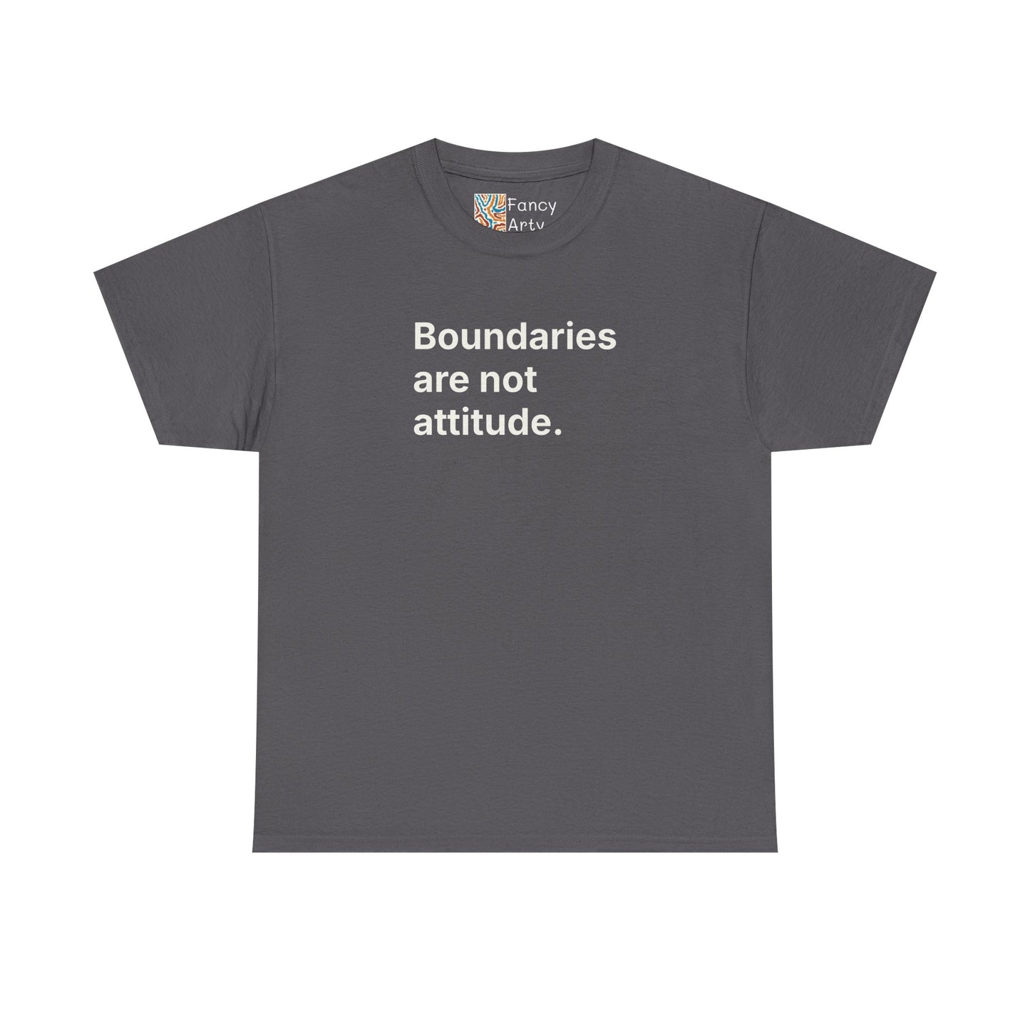 Boundaries Are Not Attitude Unisex Tee - Self Care Reminder