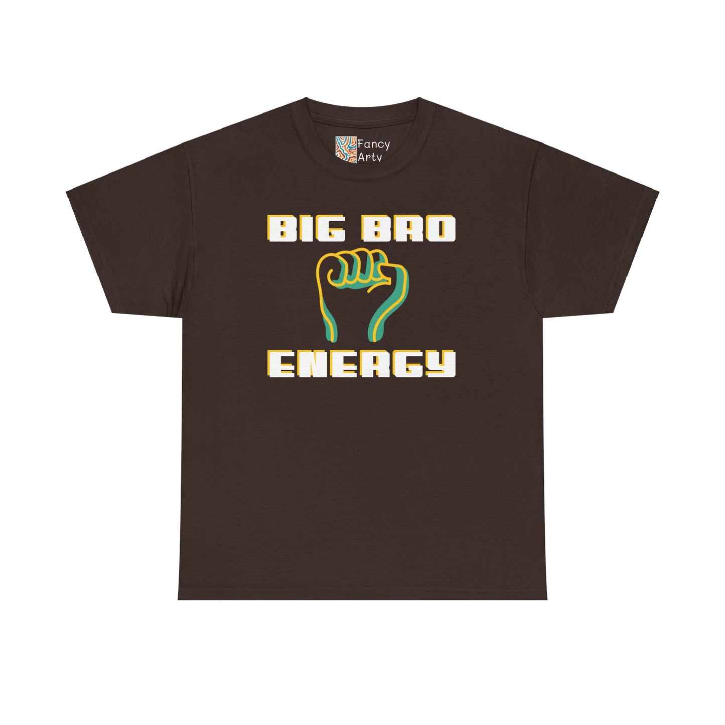 Big Bro Energy T-Shirt - Heavy Cotton Tee Gift for Brothers