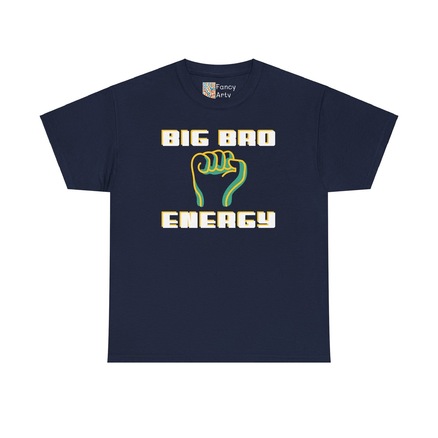 Big Bro Energy T-Shirt - Heavy Cotton Tee Gift for Brothers