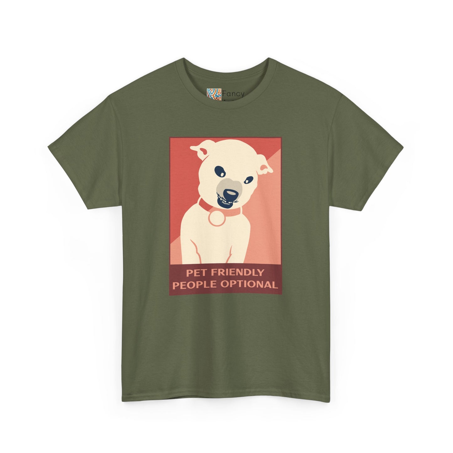 Pet Friendly People Optional Unisex Tee