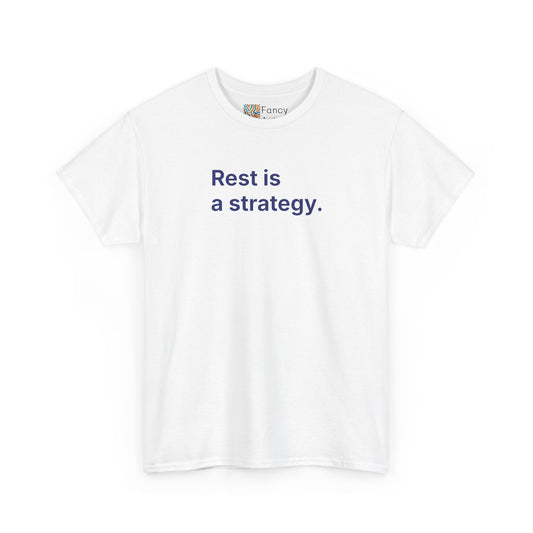 Rest Is a Strategy Peace Unisex Tee - Self Care Reminder