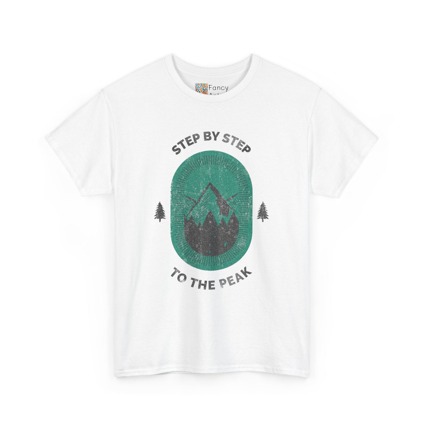Step by Step to the Peak Mountain Travel Tee