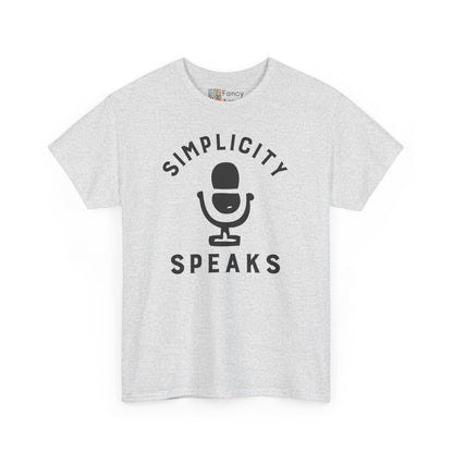 Simplicity Speaks Minimalist Lifestyle Tee