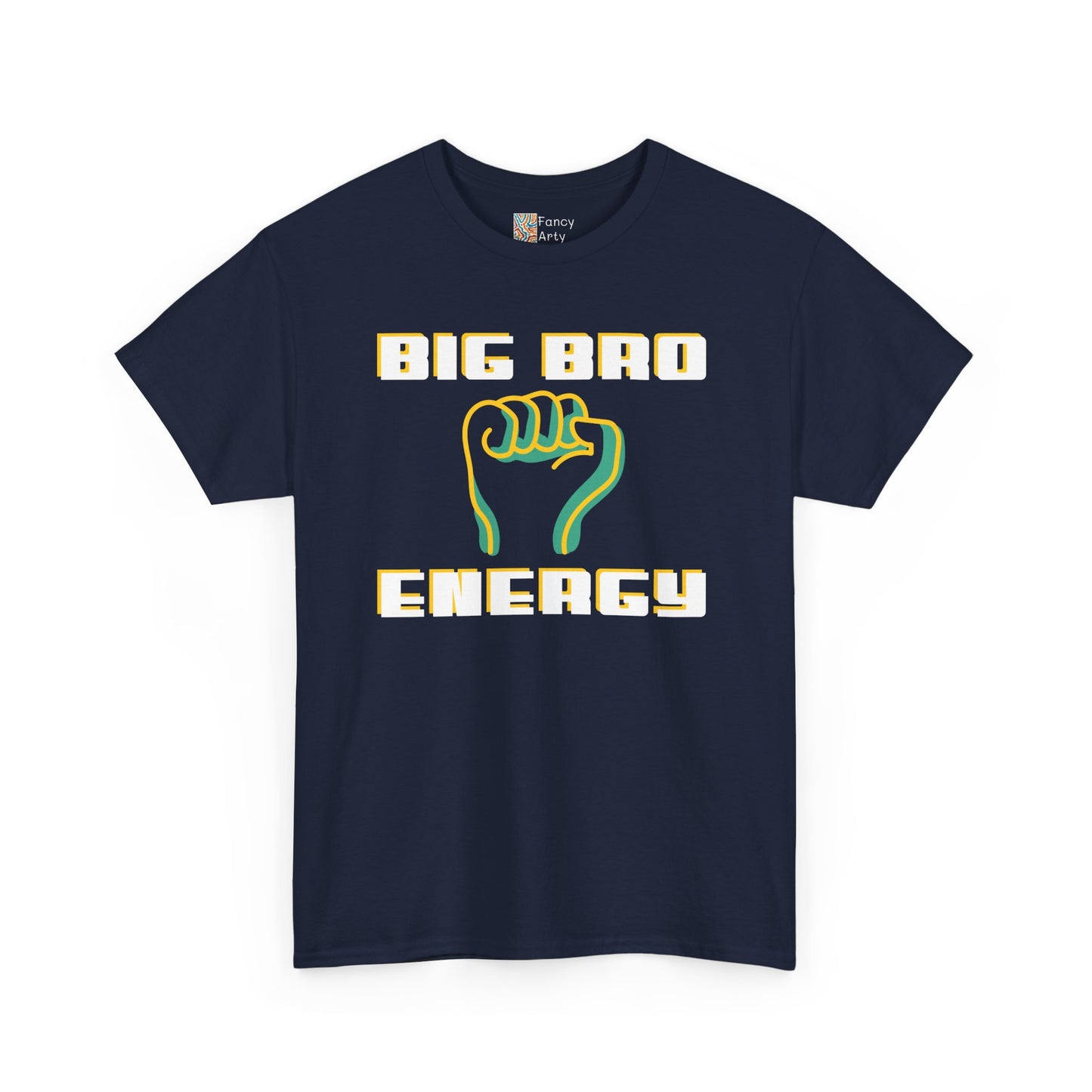 Big Bro Energy T-Shirt - Heavy Cotton Tee Gift for Brothers