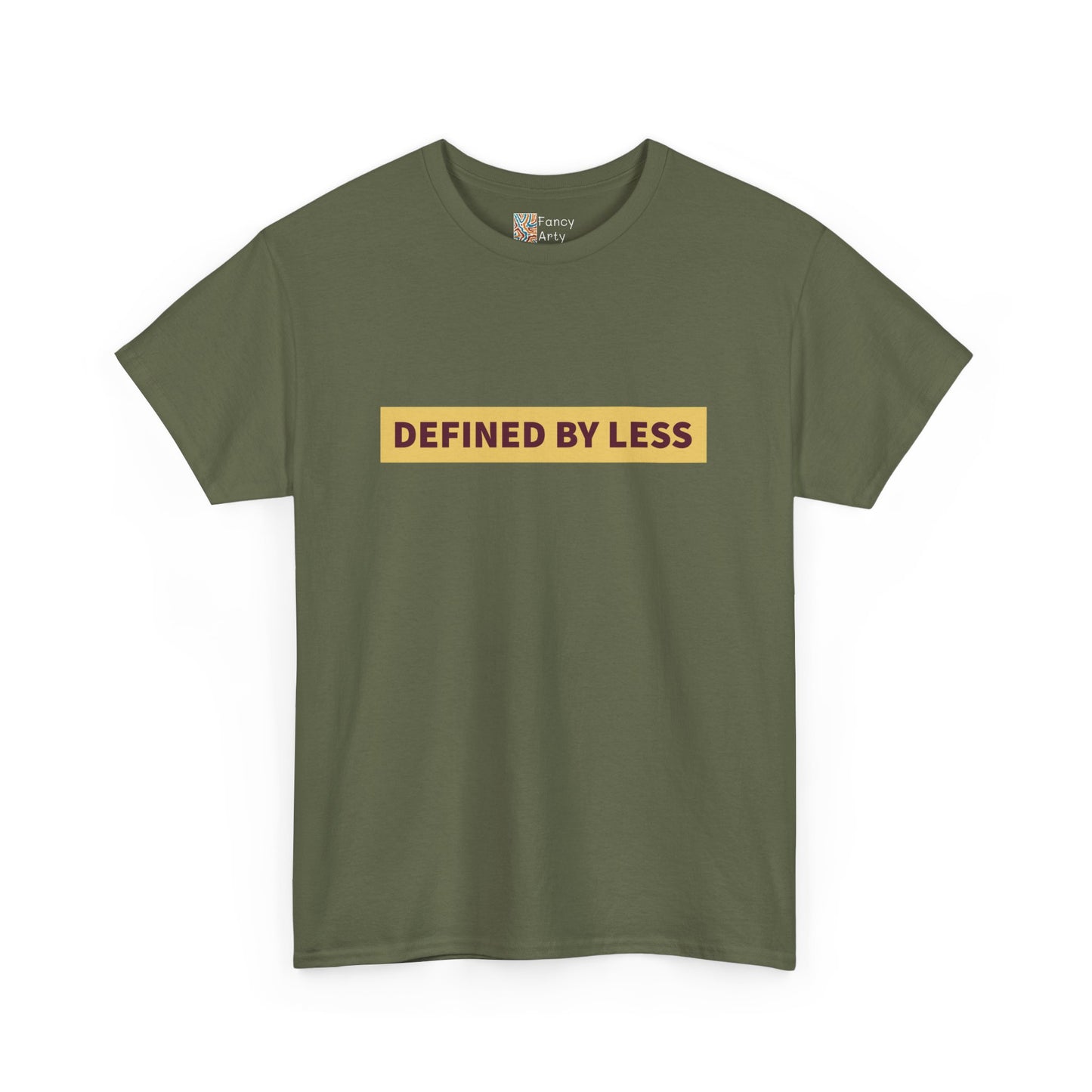 Defined by Less Unisex Cotton Tee - Minimalist Lifestyle Gift