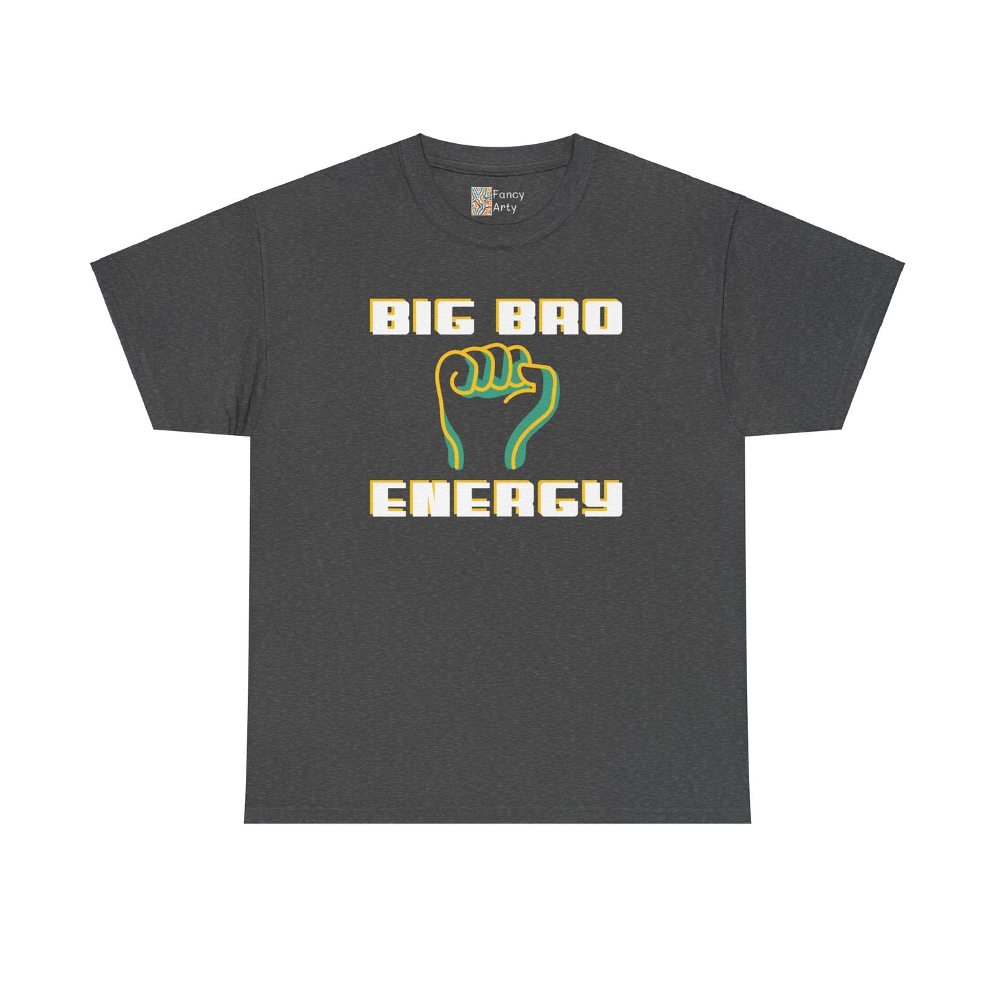 Big Bro Energy T-Shirt - Heavy Cotton Tee Gift for Brothers