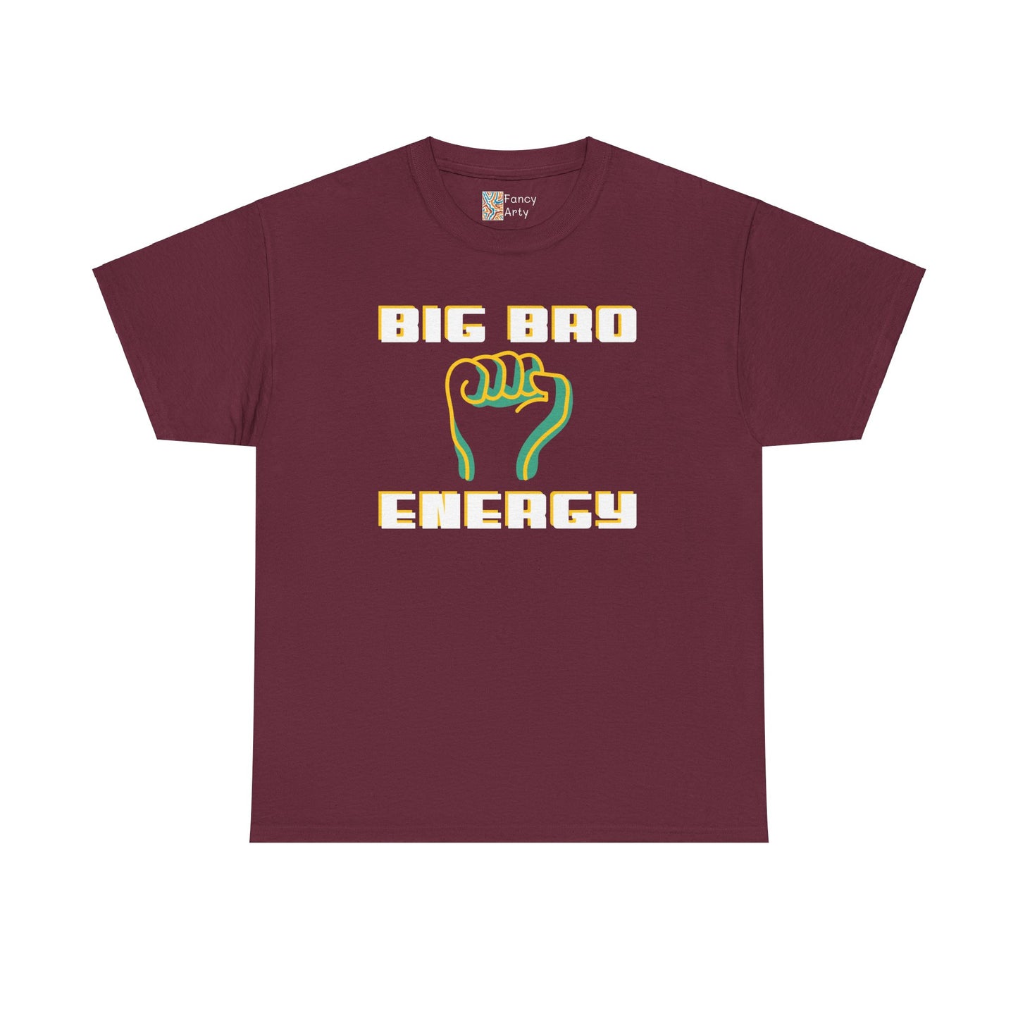 Big Bro Energy T-Shirt - Heavy Cotton Tee Gift for Brothers