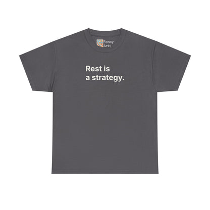 Rest Is a Strategy Peace Unisex Tee - Self Care Reminder