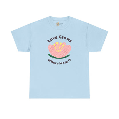 Love Grows Where Mom Is Unisex Tee