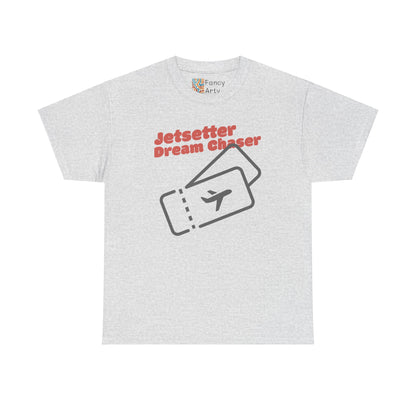 Jetsetter Dream Chaser Unisex Tee - Travel Gift for Men and Women