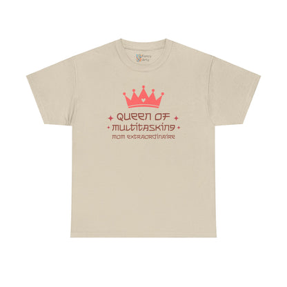 Mom Extraordinaire Unisex Tee - Queen of Multitasking Design