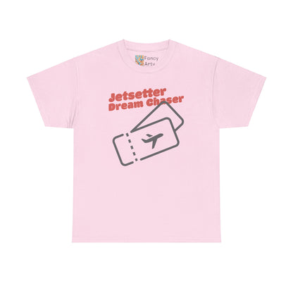 Jetsetter Dream Chaser Unisex Tee - Travel Gift for Men and Women