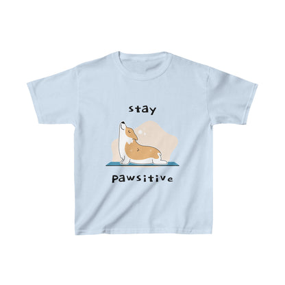 Stay Pawsitive Kids Tee