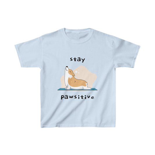Stay Pawsitive Kids Tee
