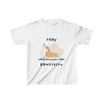 Stay Pawsitive Kids Tee