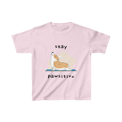 Stay Pawsitive Kids Tee