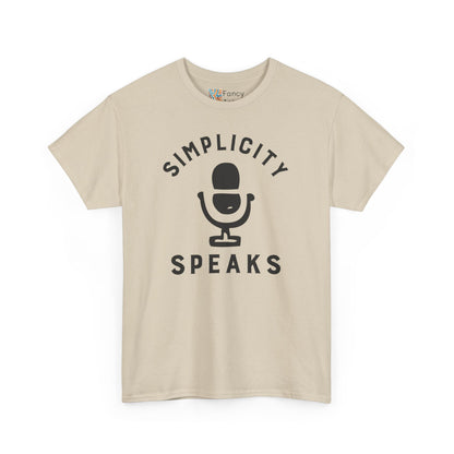 Simplicity Speaks Minimalist Lifestyle Tee