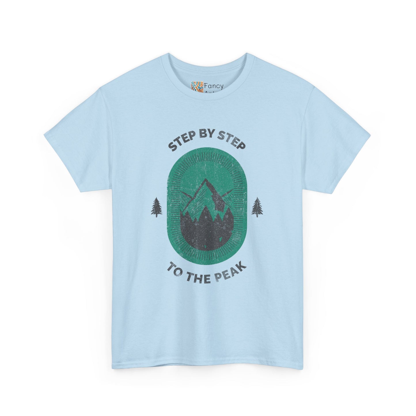 Step by Step to the Peak Mountain Travel Tee