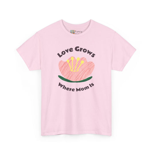 Love Grows Where Mom Is Unisex Tee