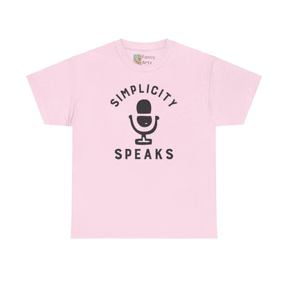 Simplicity Speaks Minimalist Lifestyle Tee