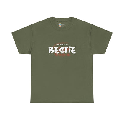 Built-In Bestie Unisex Tee - Sisters Gift - 100% US Cotton