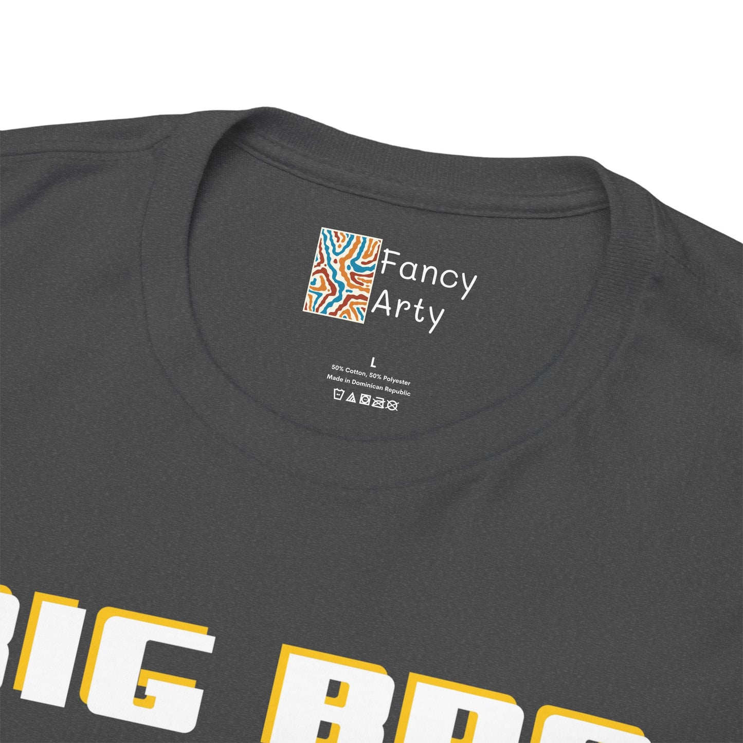 Big Bro Energy T-Shirt - Heavy Cotton Tee Gift for Brothers