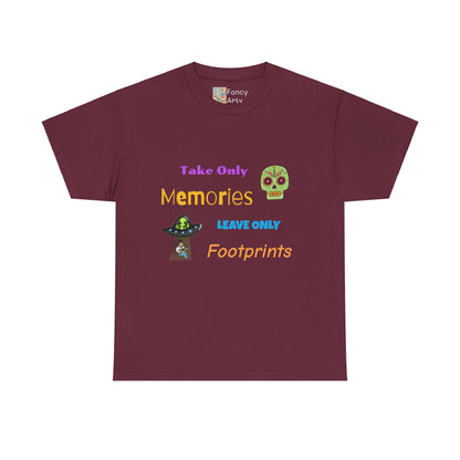 Take Only Memories Leave Only Footprints Tee