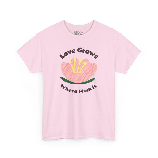 Love Grows Where Mom Is Unisex Tee