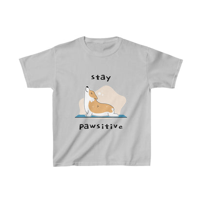Stay Pawsitive Kids Tee
