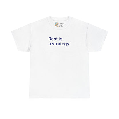 Rest Is a Strategy Peace Unisex Tee - Self Care Reminder